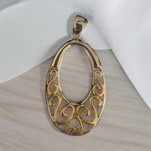 LIA SOPHIA Gold and Silver Tone Necklace Pendant